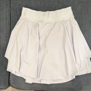 Lululemon tennis skirt, light blue, inner pants lined